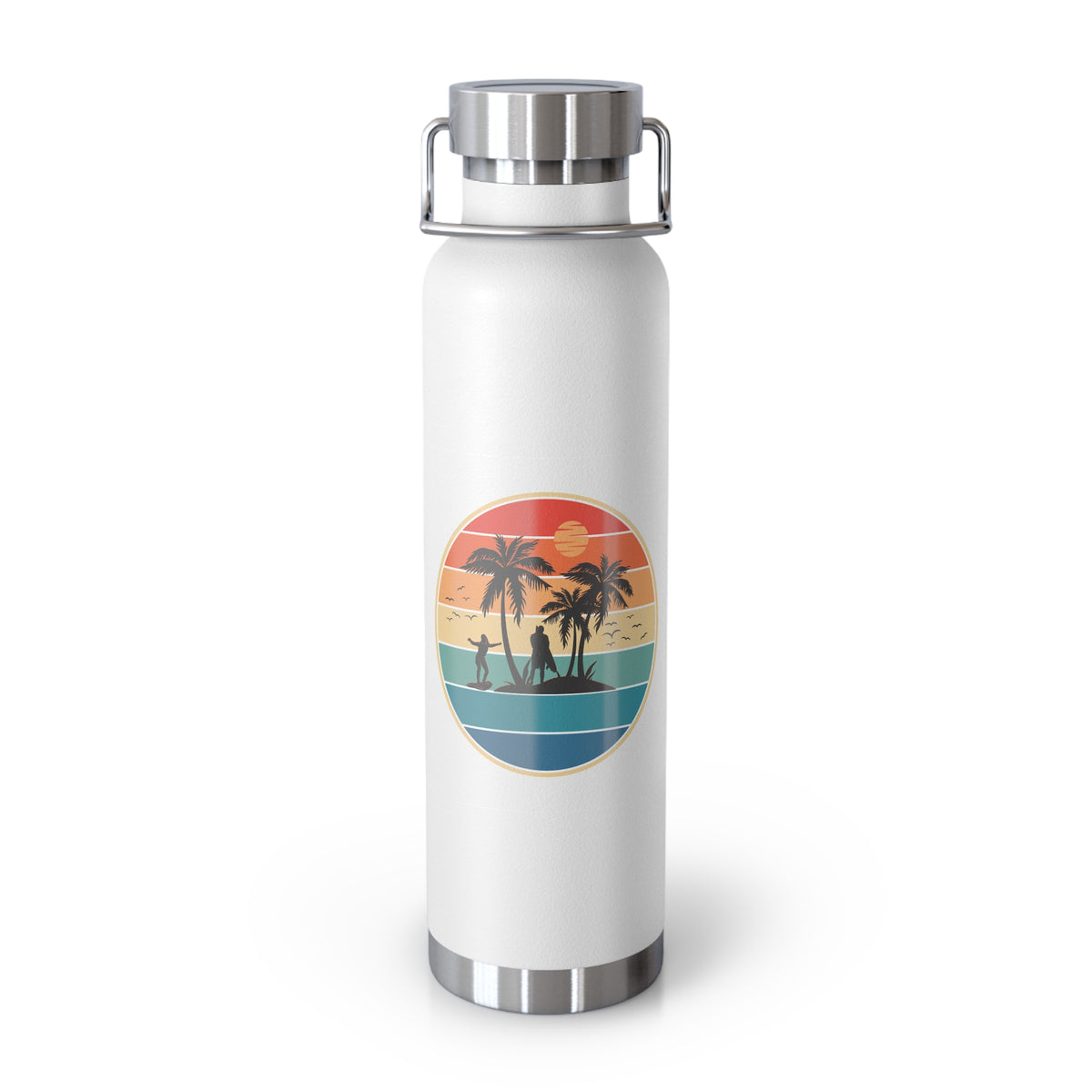 Beach Luv 22oz Insulated Water Bottle