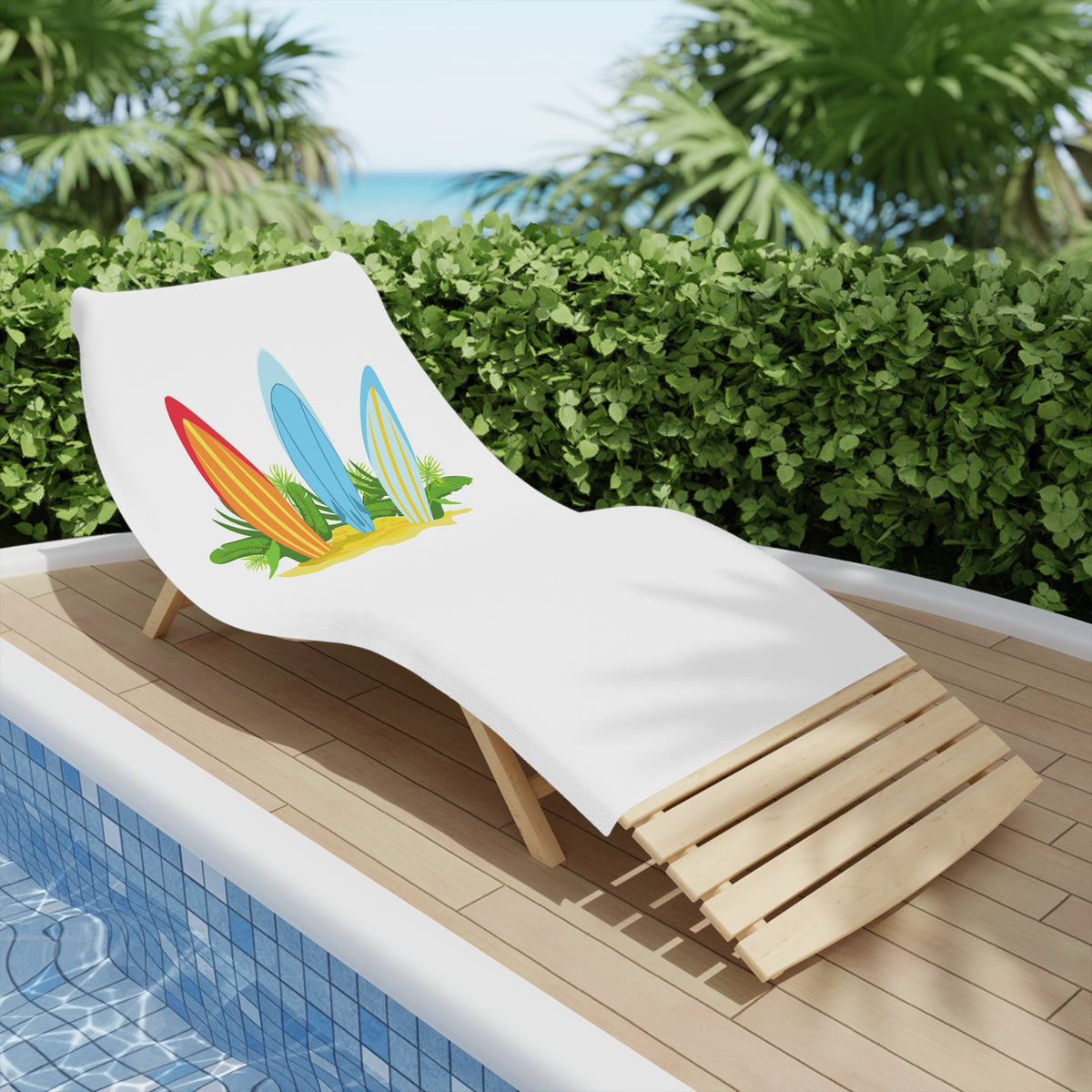 Surf Boards Beach Towel
